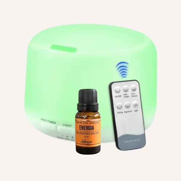 Kit Aromatizador + óleos essenciais de Eucalipto, Limão e Tea tree